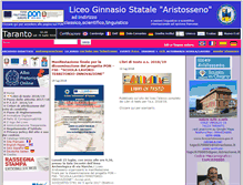 Tablet Screenshot of liceoaristosseno.it